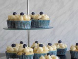 Cupcakes with Coconut Milk and Blueberries