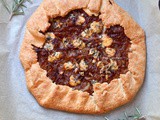 Galette with Caramelized Onions and Blue Cheese