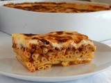 Greek Pastitsio with Savory Meat Sauce