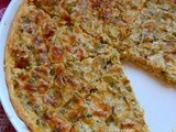 Leek Tart with Talagani Cheese - Greek Recipe