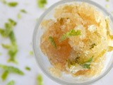 Mojito sorbet