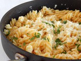 Pasta with Milk and Greek Kefalotyri Cheese