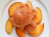 Peach sorbet