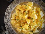 Potato Salad with Herbed Citrus Vinaigrette with Trikalinos Bottarga Powder