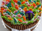 Spring Birthday Cake