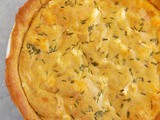 Stilton Tart with Emmental and Goat Cheese