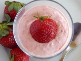 Strawberry mousse