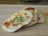 Homemade Garlic and Thyme Naan