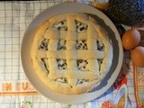 Crostata con la ricotta e gocce di cioccolato