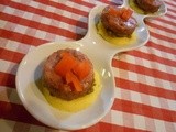 Crostini di polenta con lenticchie e cotechino