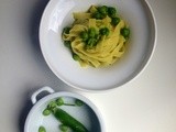 Fettuccine con piselli - Peas Fettuccine