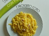 Fettuccine con porro e prosciutto cotto - Leek and ham pasta