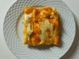 Lasagna con zucca e porcini - Lasagna with pumpkin and porcino mushrooms