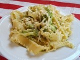 Mafalde con crema di broccoli e scamorza affumicata - Broccoli cream and scamorza cheese pasta