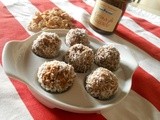 Palline di cocco e crema di nocciole - Coconut and hazelnut cream balls