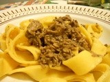 Pappardelle e stracotto
