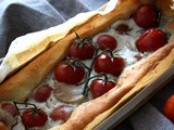 Torta rustica con pomodorini – Vegan