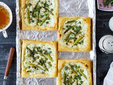 Asparagus, Ricotta and Green Pea Tart