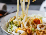 Bukkake Udon (Chilled Udon Noodles With Broth)
