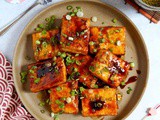 Easy Pan Fried Tofu With Gochujang Sauce