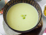 Edamame Vichyssoise (Chilled Edamame and Potato Soup)