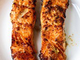 Ginger Garlic Air Fryer Salmon