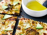 Gluten Free Curried Avocado Flatbreads