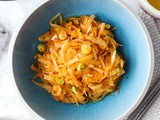 Korean Spicy Daikon Radish Salad (무생채)