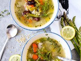 Light Spring Minestrone Soup