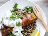 Salmon Tikka Over Quinoa