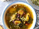 Spicy Kabocha Squash And Adzuki Bean Soup