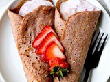 Strawberry Yogurt Crêpes