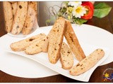 Almond, Dates and Walnut Biscotti