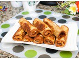 Ham and Cheese French Toast Roll-Ups
