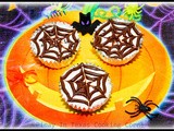No-Bake Cheesecake Cups with Nutella Spiderweb Topping
