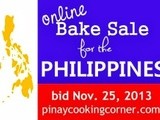 Online Bake Sale for the Philippines is now open for bidding