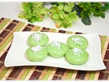 Pandan Puto(Steamed Pandan Rice Cake)