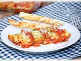 Spinach and Cheese Stuffed Manicotti