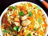 Carrot Rice Recipe - How To Make Carrot Rice