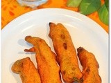 Mirchi Bajji - Chilli Bajji - Milagai Bajji Recipe