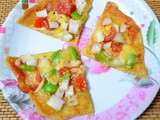 Roti Pizza Recipe - Indian Snacks for kids