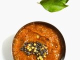 Tomato Chutney Recipe - How to make tomato chutney without coconut - Thakkali Chutney
