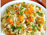 Vegetable Rice Recipe - How To Make Vegetable rice