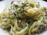Herby Courgette and Mushroom Pasta