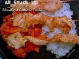 All Stuck Up – Chicken Paella, on a Stick