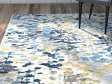 Blue Yellow Rug