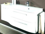 Curved Bathroom Sink Cabinets