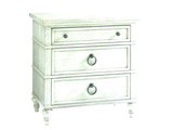 Granite Top Nightstand