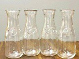 Milk Bottle Vases