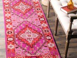 Pink Runner Rug